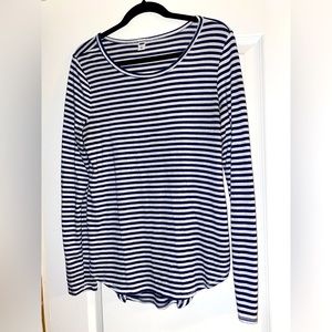 OLD NAVY luxe blue striped shirt